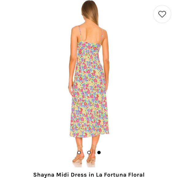 Faithfull The Brand SHAYNA MIDI DRESS in La Fortuna Floral- SIZE 6 - Picture 3 of 8